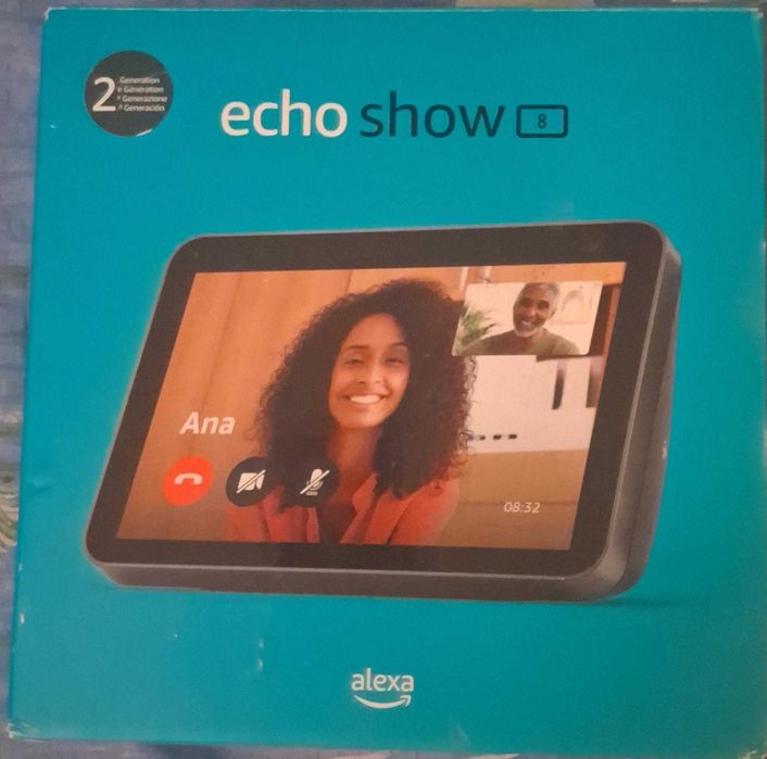 Boxa Inteligenta Amazon Echo Show 8 (Gen 2) - Ecran HD & Alexa - Impecabila