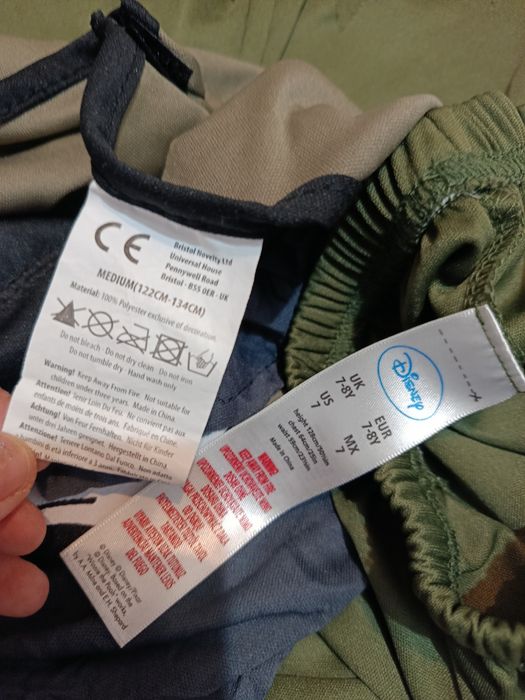 Costum Halloween Zombie băieți 7-8-9 ani 128-134