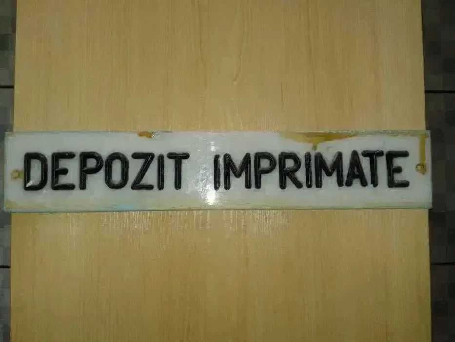Usa- Placuta , Insemn stantat Depozit Imprimate anii 70