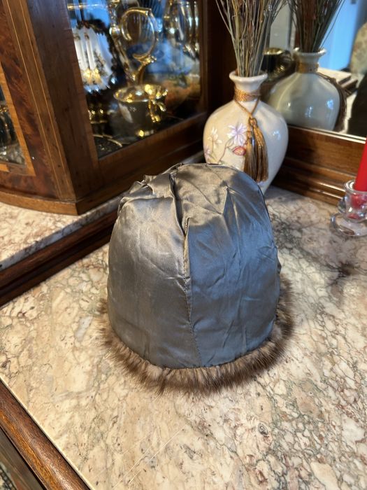 Caciula vizon coniac-caramel