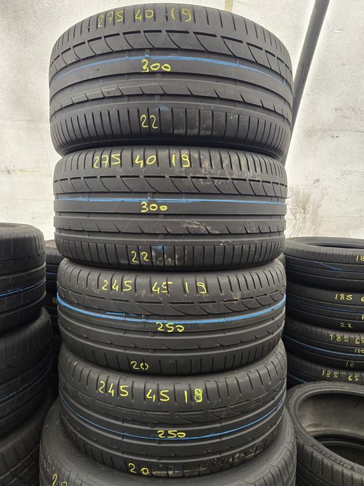 Set 245 45 19  275 40 19 bridgestone
