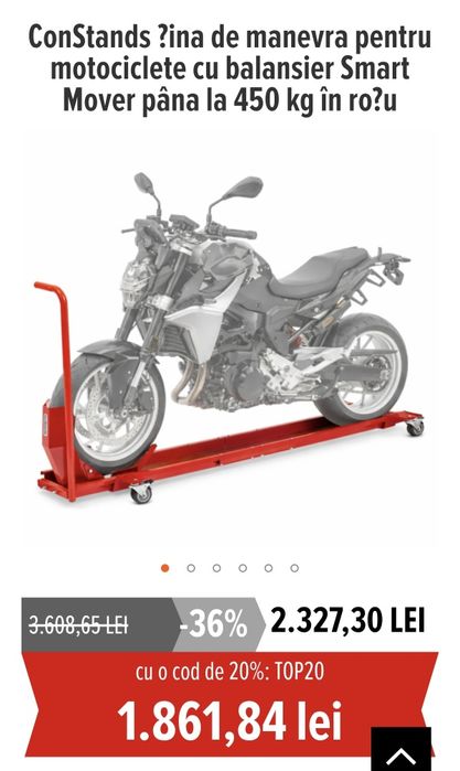 Sina  moto roata fata stander Constants