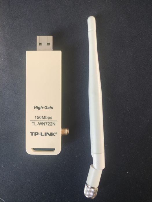 Wi-Fi адаптер TP-Link TL-WN722N 150Mbps High-Gain с антенной