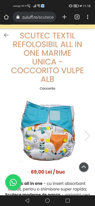 Scutec refolosibil Coccorito