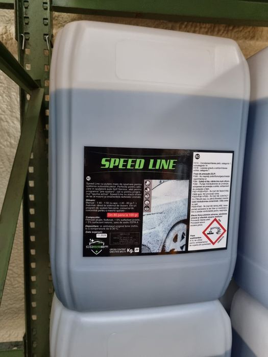 Spuma Profesionala Speed Line efect zapada