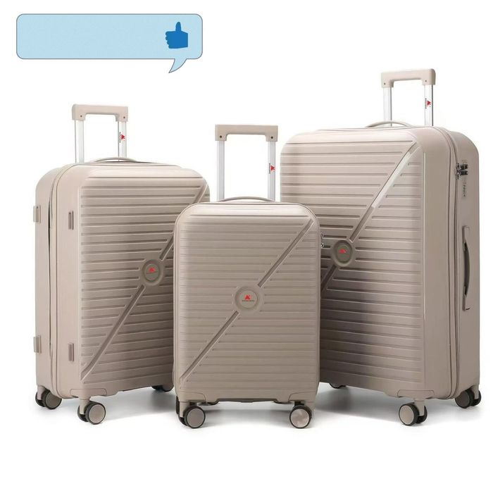 Гелевые чемоданы комплект