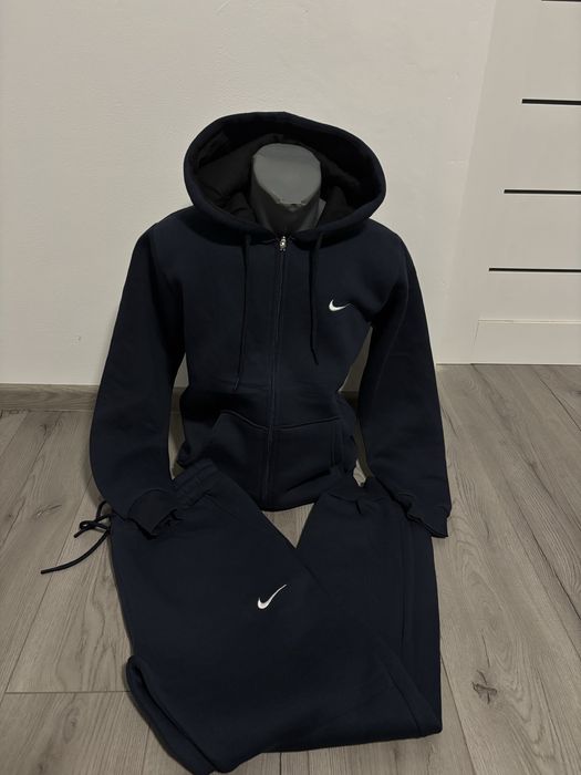 Trening Nike Bărbați Bleumarin cu Fermoar – Bumbac 100%