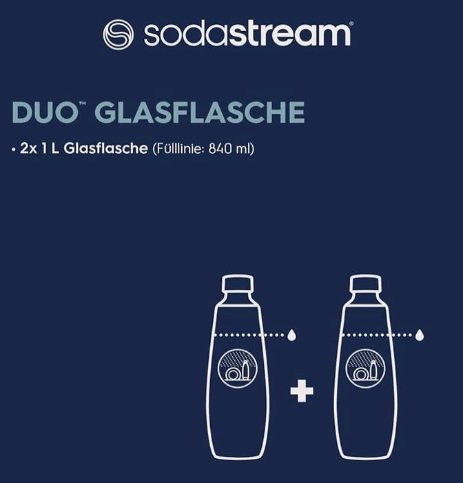 Sticlă SodaStream DuoPack 1 litru