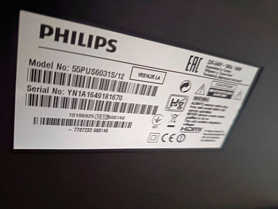 LED 140 Cm Philips 4k uhd. 55pus6031s. Am și alte Mărimi Mărci Modele