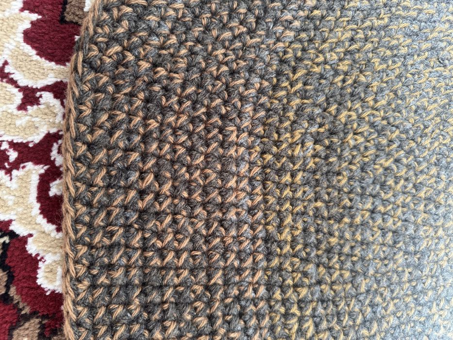 Коврик вязанная ручная работа