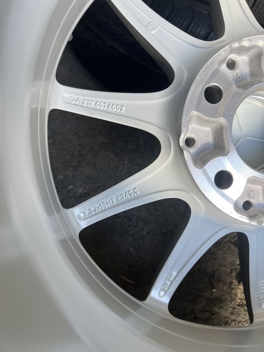 4 jante de mercedes cu anvelope 225/55/16 Bridgestone NoI
