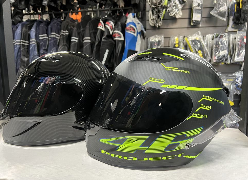 Новые, Качественные Мото Шлемы с Черным Визором! Большой Выбор!