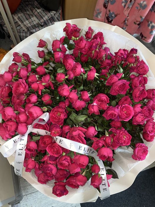 Пионовидные розы,розовые