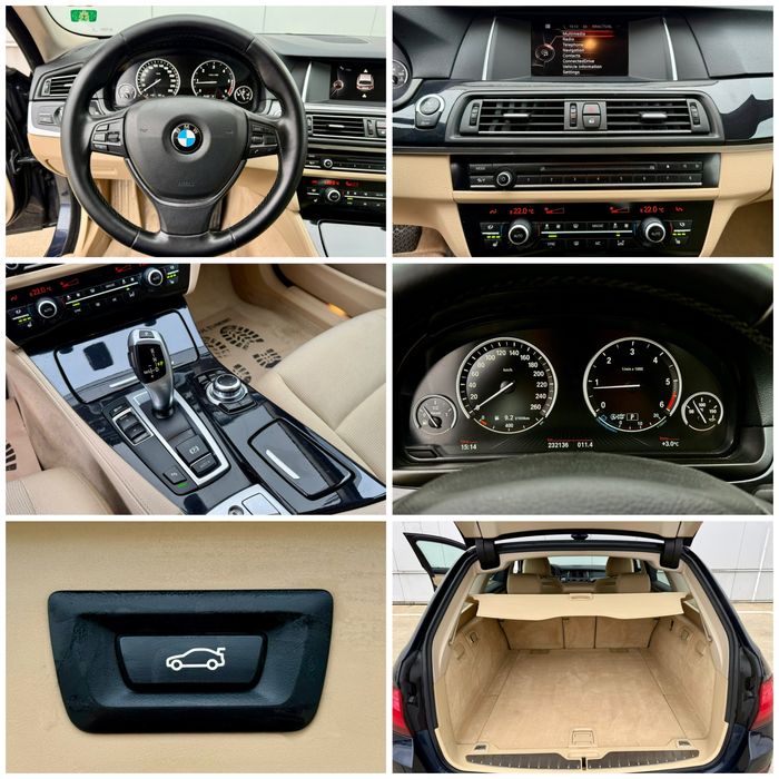 Bmw Seria 5 520d 190 Cp 2015 Euro 6 Luxury Line | Automat | Portbagaj electric | Incalzire scaune | Faruri Led |