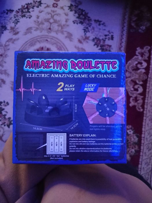 Игрушка Шок-Рулетка//Игрушки Новые! Игрушка Которая Бьёт Током!
