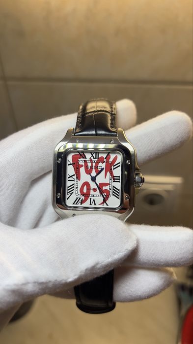 Seiko f**k 9-5 cartier mod