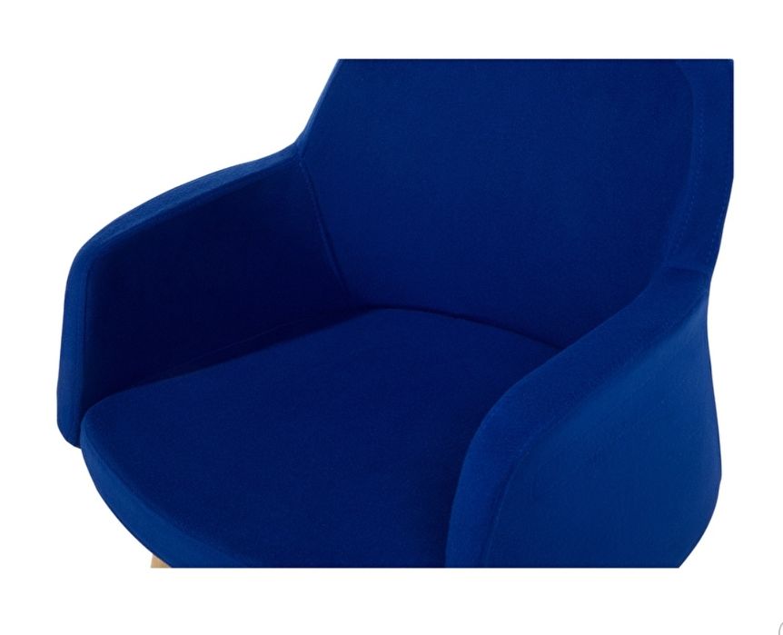 Fotoliu/Scaun tapițat Albastru Inchis