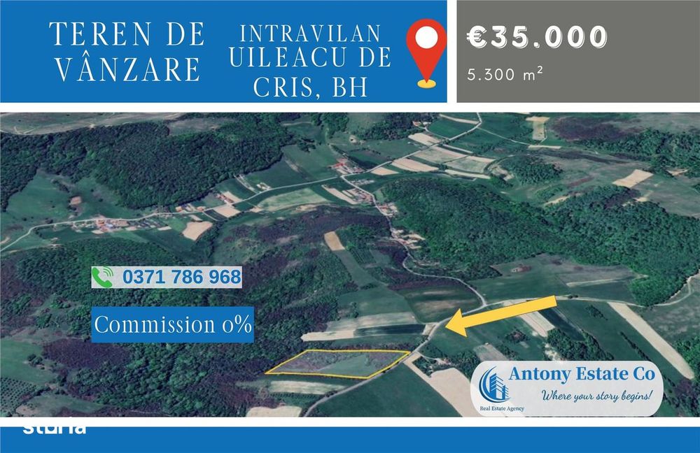 Teren extravilan, de vanzare, Uileacu de Cris, Bihor