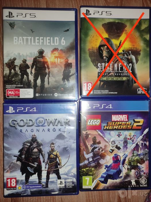 Ps4/5 Battlefield.god of war.lego