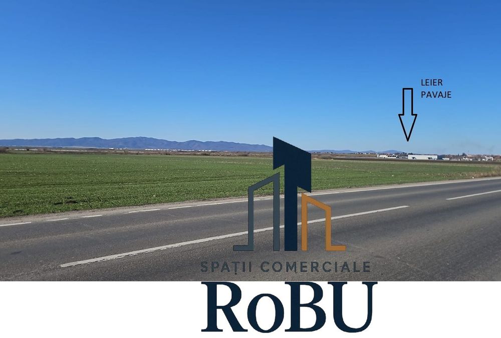 Teren 9611 mp DN13 in zona Leier - Feldioara # Robu Spatii Comerciale