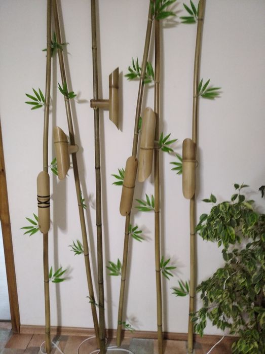 Светильник из натурального бамбука