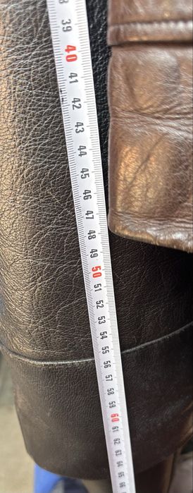 Geaca de piele marime mare