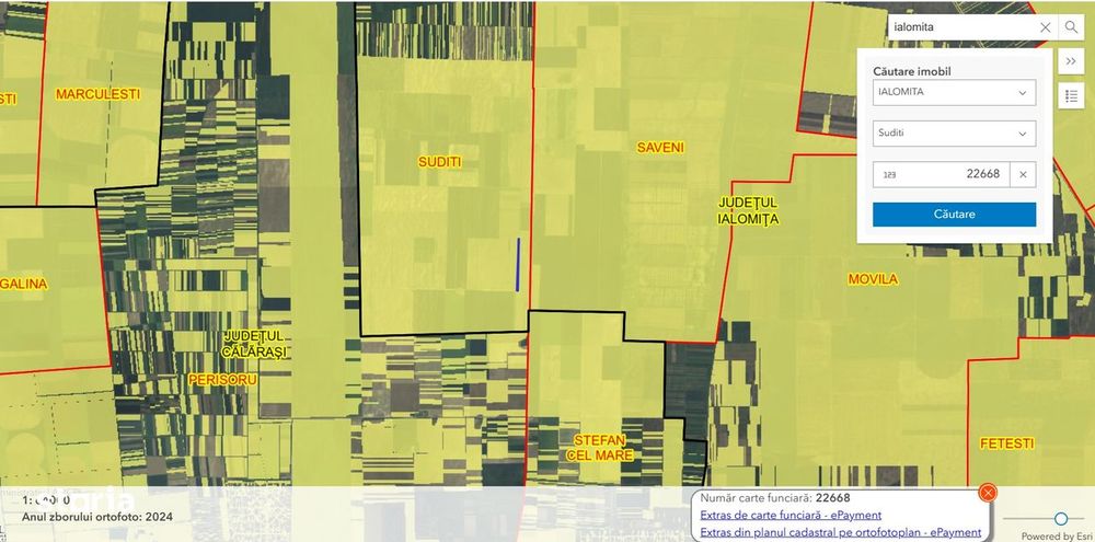 Terenuri extravilane Suditi jud Ialomita