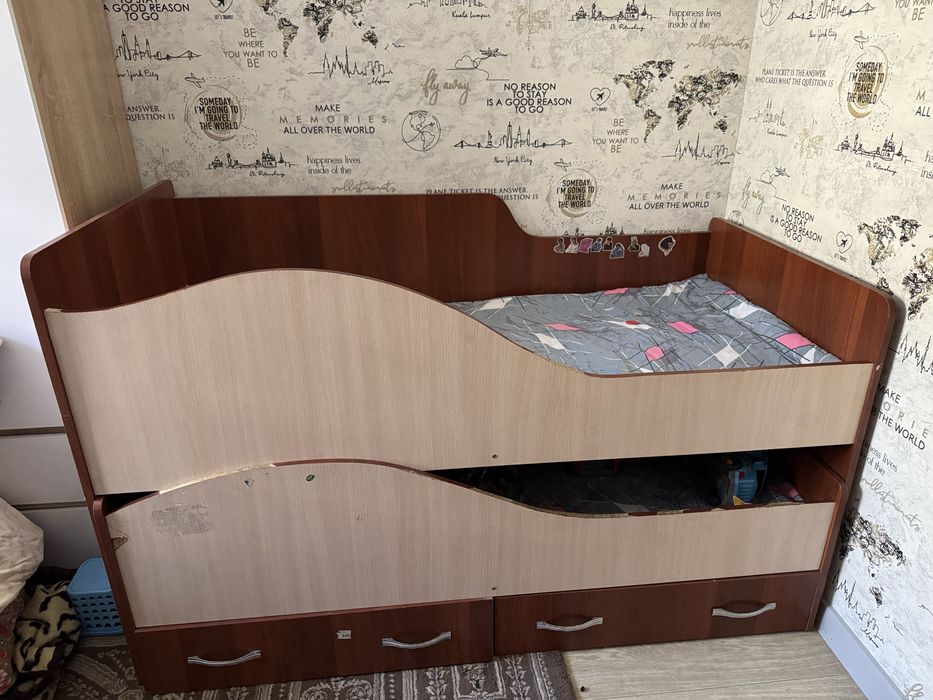 Детская двухярусная кровать