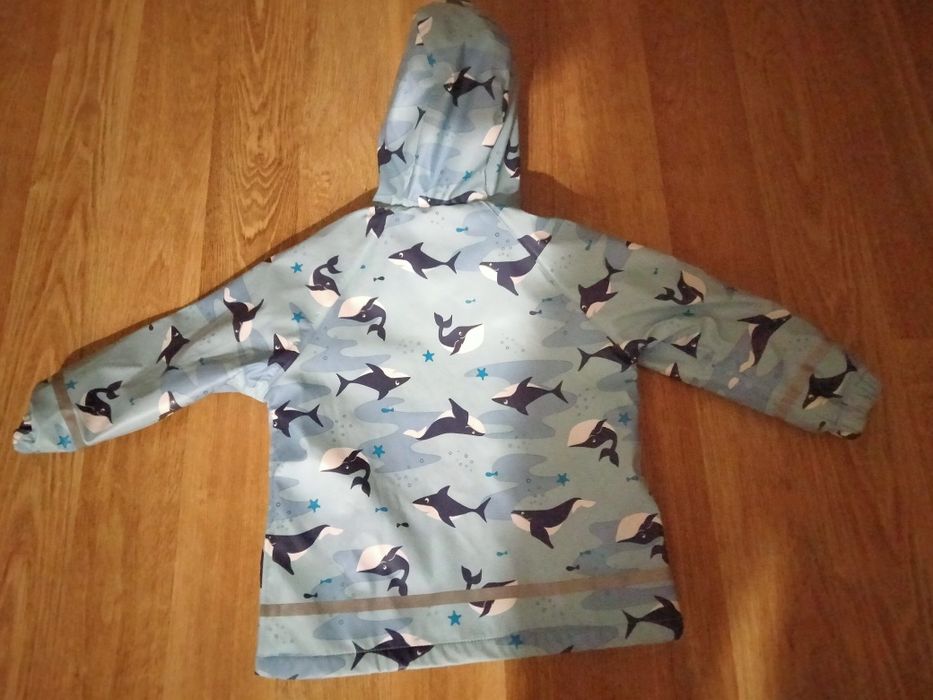 Jacheta de ploaie cu interior de fleece,masura 86/92