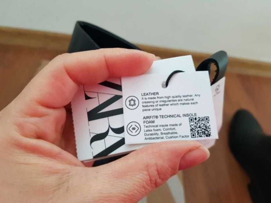 Боти Zara от естествена кожа, номер 37