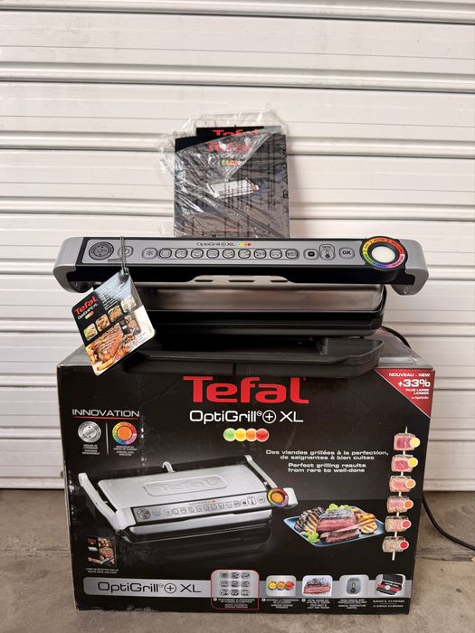 Електрическа скара Tefal OPTIGRILL+ XL и Плоча за закуски и сладкиши ХА727810