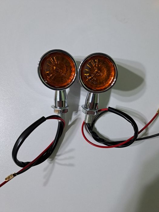 Semnalizari semnale moto metalice cromate Honda, Yamaha, Suzuki Noi!!