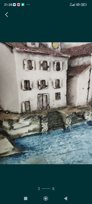 Картина из фарфара