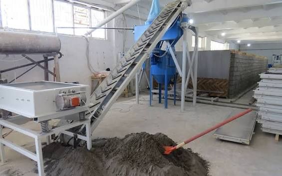 Линия по производству газоблока