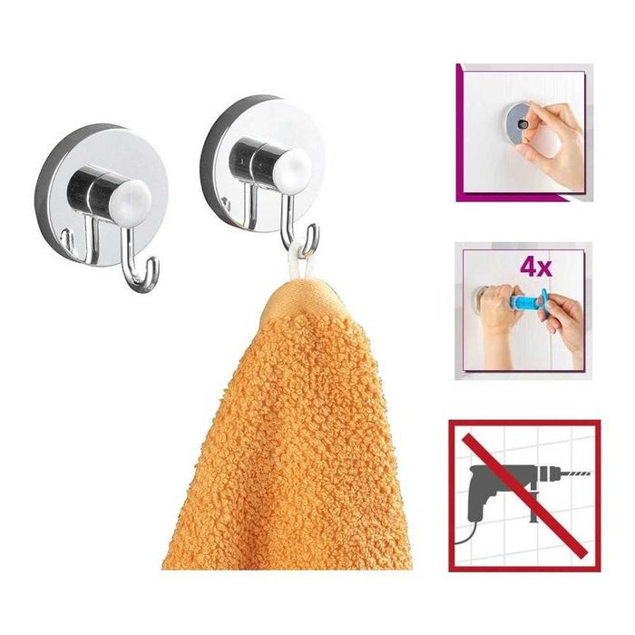 Оригинални стенни вакумни аксесоари за баня WENKO VACUUM - LOC