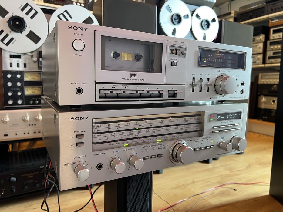 Receiver/Statie-Radio Sony STR-434L și deck/casetofon Sony TC-K45