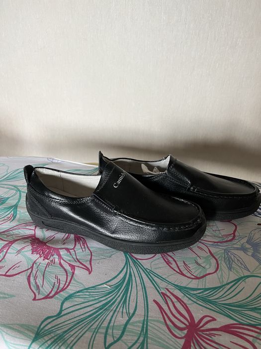 Подростковые кожаные туфли