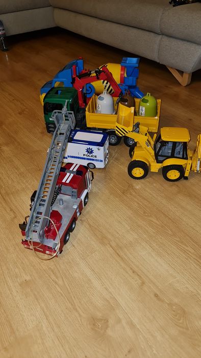 Bruder, wader, Dickie, детски играчки, багер, камион, бетоновоз, пожар