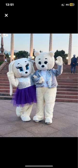 Прокат мишки тедди