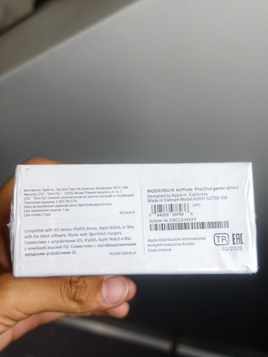 Airpods pro 2nd generation новые