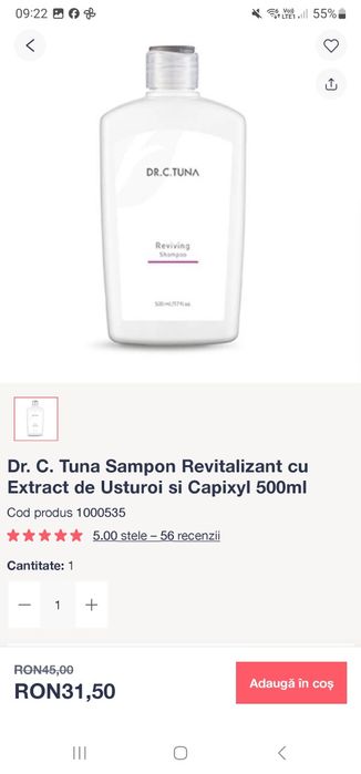 Șampon cu usturoi Farmasi