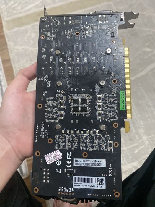 Продам Видеокарту Geforse2060super8gb