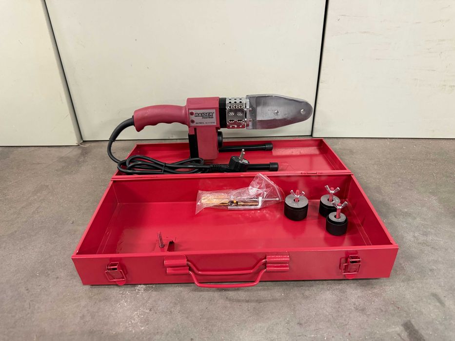 Ъглошлайф 180mm 1400W плавен старт рег. обороти + аксесоари за полиране/Поялник