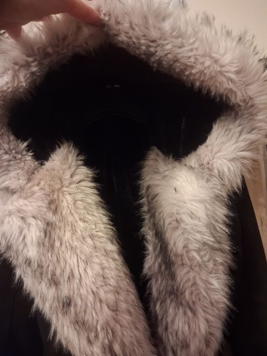 Blană artificială cu gluga