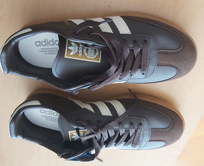 adidas Samba Dark Brown/Off White