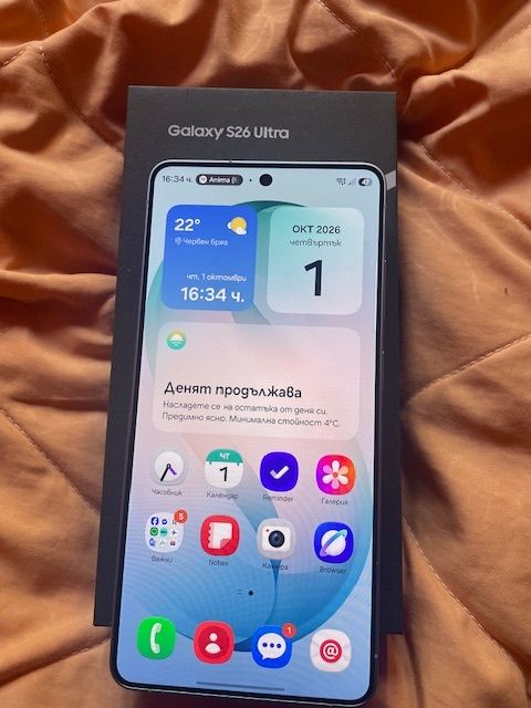 Продавам като нов Samsung Galaxy S26  ultra