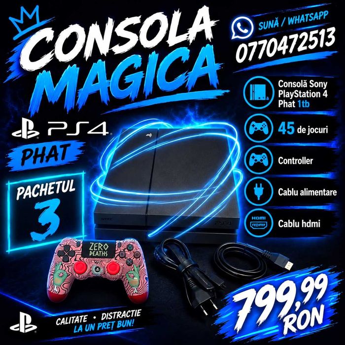 Consola Magica Mai Bun ca PS5 PlayStation 4 Modat PS 4 PS4 PlayStation 5