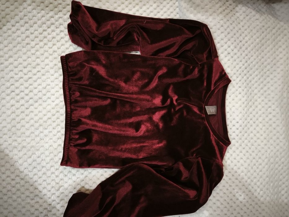 Bluzițe catifea pentru fetițe