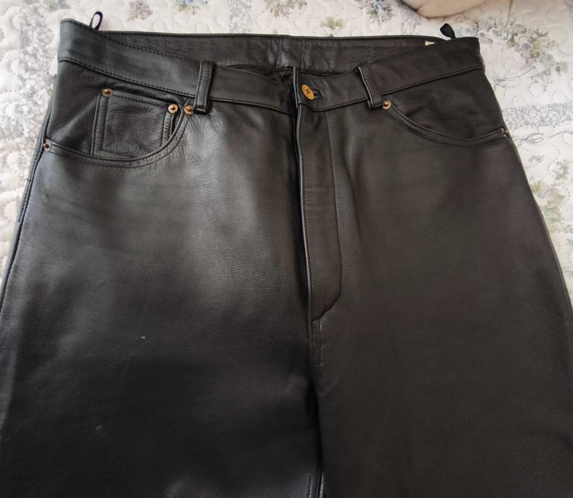 Мъжки панталон от естествена кожа