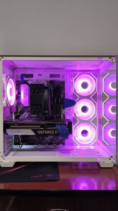 PC Gaming Ryzen 5 5600/RTX3070/16GB RAM/500GB SSD/1200W Gold/Acvariu